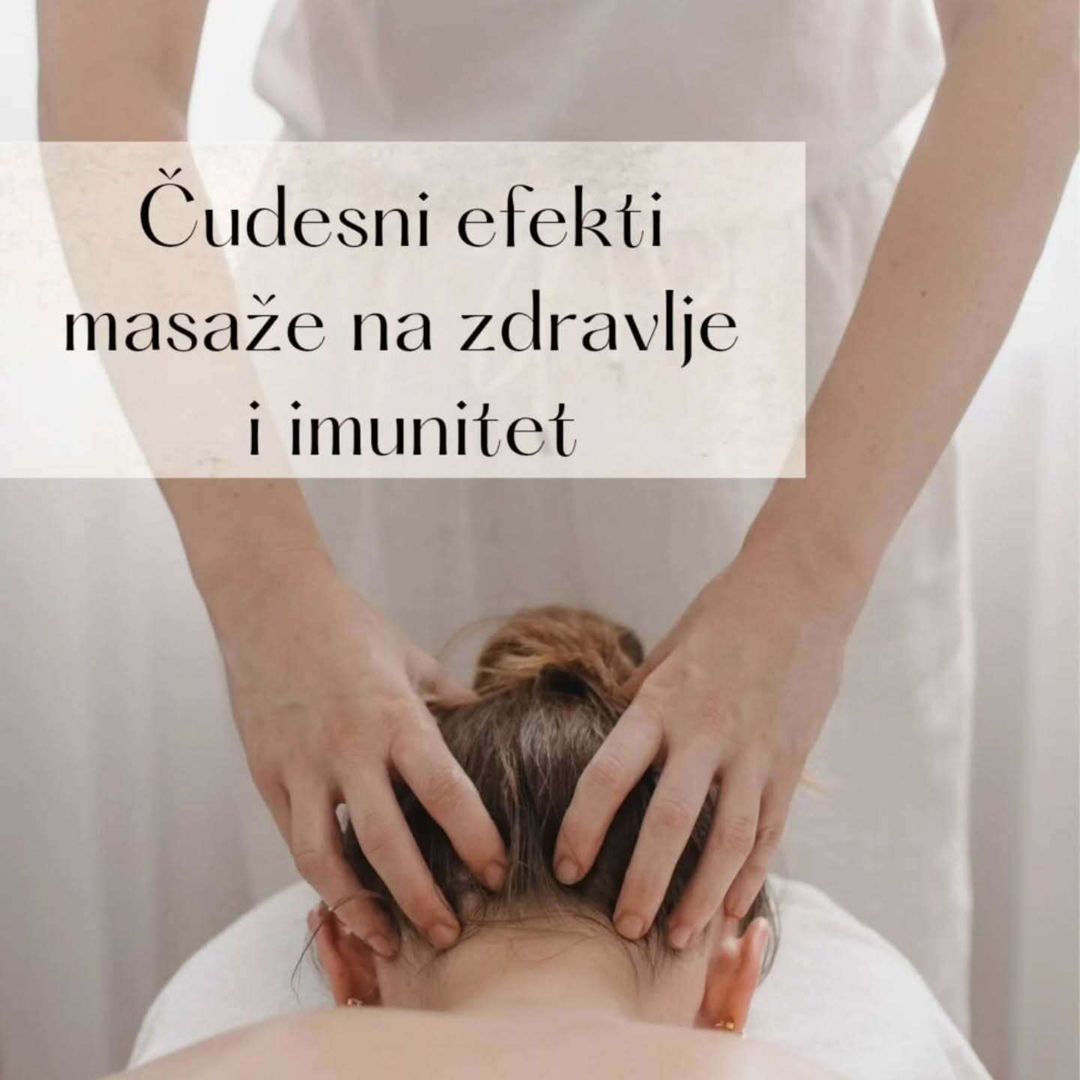 Masaža ima čudesne učinke na tijelo, um i imunitet, pa može značajno poboljšati cjelokupno zdravlje.

🌱 𝗝𝗮č𝗮𝗻𝗷𝗲 𝗶𝗺𝘂𝗻𝗶𝘁𝗲𝘁𝗮
Redovita masaža potiče povećanje broja bijelih krvnih stanica koje su ključne za obranu tijela od bolesti.

🌱 𝗦𝗺𝗮𝗻𝗷𝗲𝗻𝗷𝗲 𝘀𝘁𝗿𝗲𝘀𝗮 𝗶 𝗮𝗻𝗸𝘀𝗶𝗼𝘇𝗻𝗼𝘀𝘁𝗶
Masaža smanjuje razinu kortizola, hormona stresa, i potiče oslobađanje serotonina i dopamina, hormona sreće. 

🌱 𝗣𝗼𝗯𝗼𝗹𝗷š𝗮𝗻𝗷𝗲 𝗰𝗶𝗿𝗸𝘂𝗹𝗮𝗰𝗶𝗷𝗲
Masaža povećava protok krvi, što omogućava bolju opskrbu kisikom i hranjivim tvarima svim dijelovima tijela.

🌱 𝗢𝗽𝘂š𝘁𝗮𝗻𝗷𝗲 𝗺𝗶š𝗶ć𝗮 𝗶 𝗯𝗼𝗹𝗷𝗶 𝗼𝗽𝗼𝗿𝗮𝘃𝗮𝗸
Masaža pomaže u oslobađanju napetosti u mišićima, smanjuje bol i pomaže tijelu da se brže oporavi od fizičkog napora i ozljeda.

🌱 𝗣𝗼𝘃𝗲ć𝗮𝗻𝗷𝗲 𝗳𝗹𝗲𝗸𝘀𝗶𝗯𝗶𝗹𝗻𝗼𝘀𝘁𝗶 𝗶 𝘀𝗺𝗮𝗻𝗷𝗲𝗻𝗷𝗲 𝗿𝗶𝘇𝗶𝗸𝗮 𝗼𝗱 𝗼𝘇𝗹𝗷𝗲𝗱𝗮
Fleksibilnije tijelo omogućava bolje držanje i smanjuje opterećenje na skeletno-mišićni sustav.

🌱 𝗨𝗯𝗹𝗮ž𝗮𝘃𝗮𝗻𝗷𝗲 𝗯𝗼𝗹𝗶 𝗶 𝗻𝗲𝗹𝗮𝗴𝗼𝗱𝗲
Masaža je prirodna metoda za ublažavanje boli koja može pomoći kod kroničnih bolova, glavobolja, bolova u leđima, vratu ili zglobovima.

🌱 𝗣𝗼𝗯𝗼𝗹𝗷š𝗮𝗻𝗷𝗲 𝗸𝘃𝗮𝗹𝗶𝘁𝗲𝘁𝗲 𝘀𝗻𝗮
Masaža pomaže kod nesanice i poboljšanja kvalitete sna, što je važno za regeneraciju i oporavak tijela. Kada smo odmorni, imunološki sustav bolje reagira na vanjske prijetnje.

🌱 𝗗𝗲𝘁𝗼𝗸𝘀𝗶𝗸𝗮𝗰𝗶𝗷𝗮 𝘁𝗶𝗷𝗲𝗹𝗮
Masaža, posebno limfna drenaža, pomaže uklanjanju toksina i otpada iz tijela. Poticanje limfnog sustava doprinosi čišćem tijelu i jačem imunološkom sustavu.

🌱 𝗣𝗼𝗯𝗼𝗹𝗷š𝗮𝗻𝗷𝗲 𝗺𝗲𝗻𝘁𝗮𝗹𝗻𝗼𝗴 𝘇𝗱𝗿𝗮𝘃𝗹𝗷𝗮
Masaža poboljšava raspoloženje, smanjuje depresiju i anksioznost.

🌱 𝗣𝗼𝘁𝗶𝗰𝗮𝗻𝗷𝗲 𝗲𝗻𝗲𝗿𝗴𝗶𝗷𝗲 𝗶 𝘃𝗶𝘁𝗮𝗹𝗻𝗼𝘀𝘁𝗶
Masaža povećava razinu energije i vitalnosti, što omogućuje aktivniji i zdraviji život. Kada se osjećamo energizirano, imamo bolji kapacitet za vježbanje i zdrav životni stil koji dodatno doprinosi imunološkom sustavu.

Njeni blagotvorni učinci na imunološki sustav, cirkulaciju, stres i san čine je moćnim saveznikom u održavanju zdravlja i vitalnosti.

Vidimo se u Adeo centru 😊

