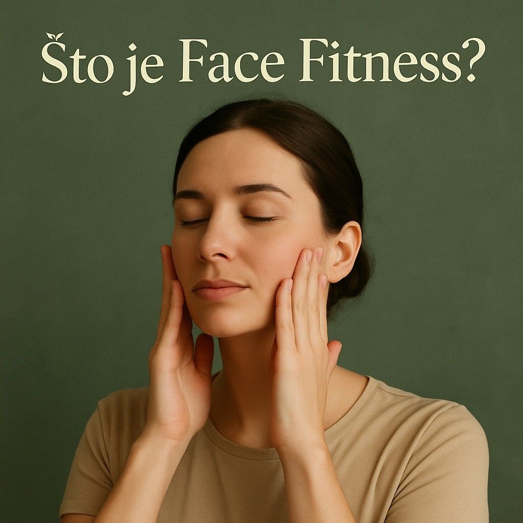 Face fitness je prirodna metoda kojom aktiviramo i jačamo mišiće lica – baš kao što vježbamo tijelo, i lice zaslužuje svoju rutinu.
Rezultat? Zategnuta koža, poboljšana cirkulacija i svjež, odmoran izgled bez invazivnih tretmana.

✨ Idealno za one koji žele dugoročne rezultate prirodnim putem.
🌱 Uklanja natečenost, poboljšava tonus i vraća blistavost licu.

🔸 Jesi li već isprobala face fitness?